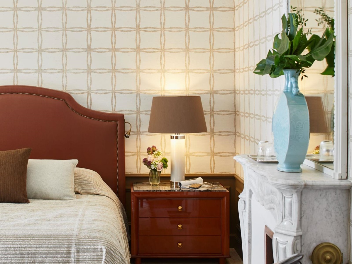Bedroom 3 at Chateau Grimaud in the Cote d'Azur