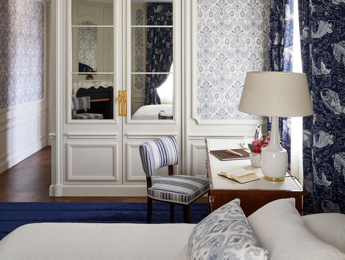 Bedroom 4 at Chateau Grimaud in the Cote d'Azur