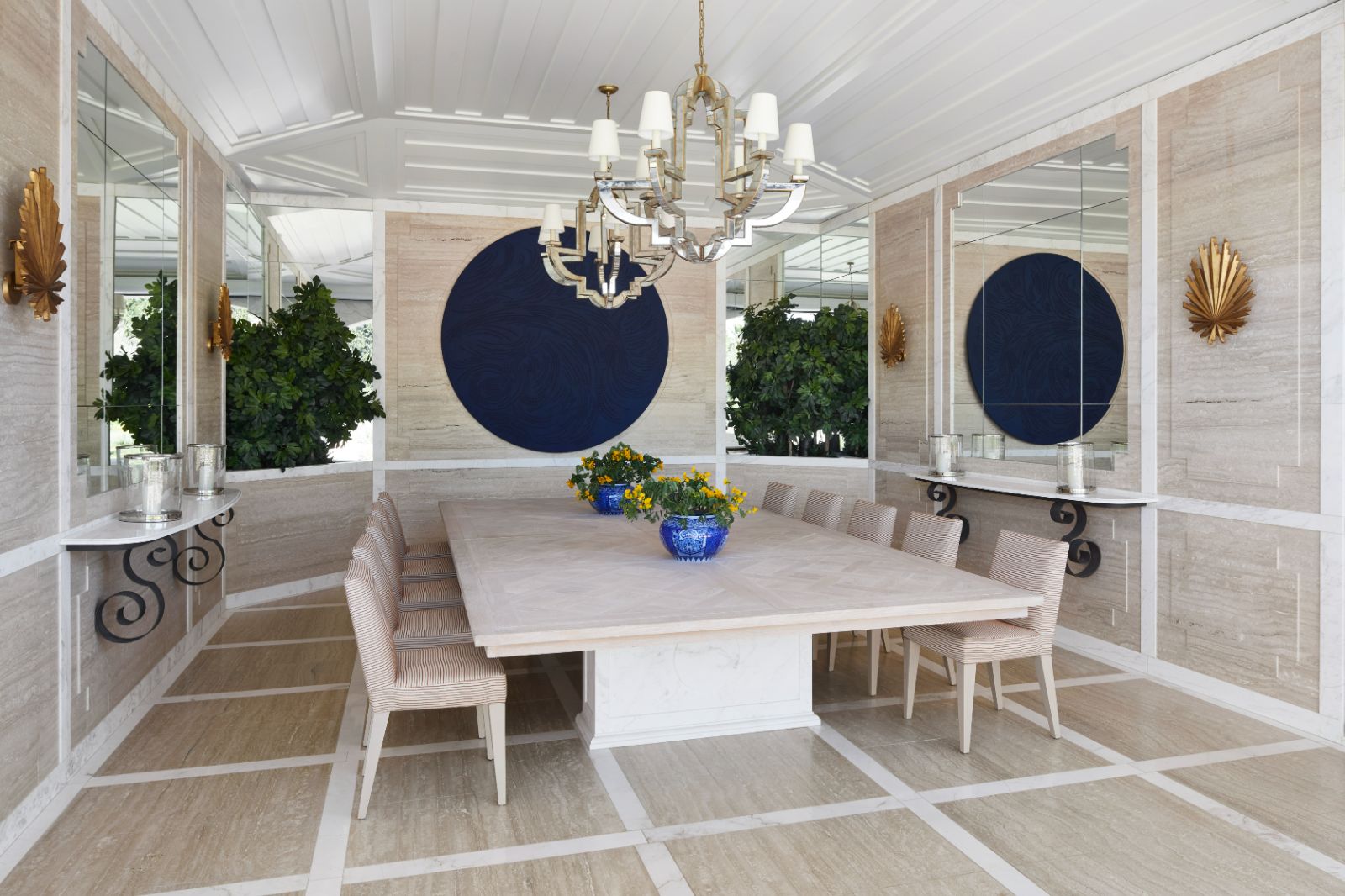 Dining Room 2 at Chateau Grimaud in the Cote d'Azur