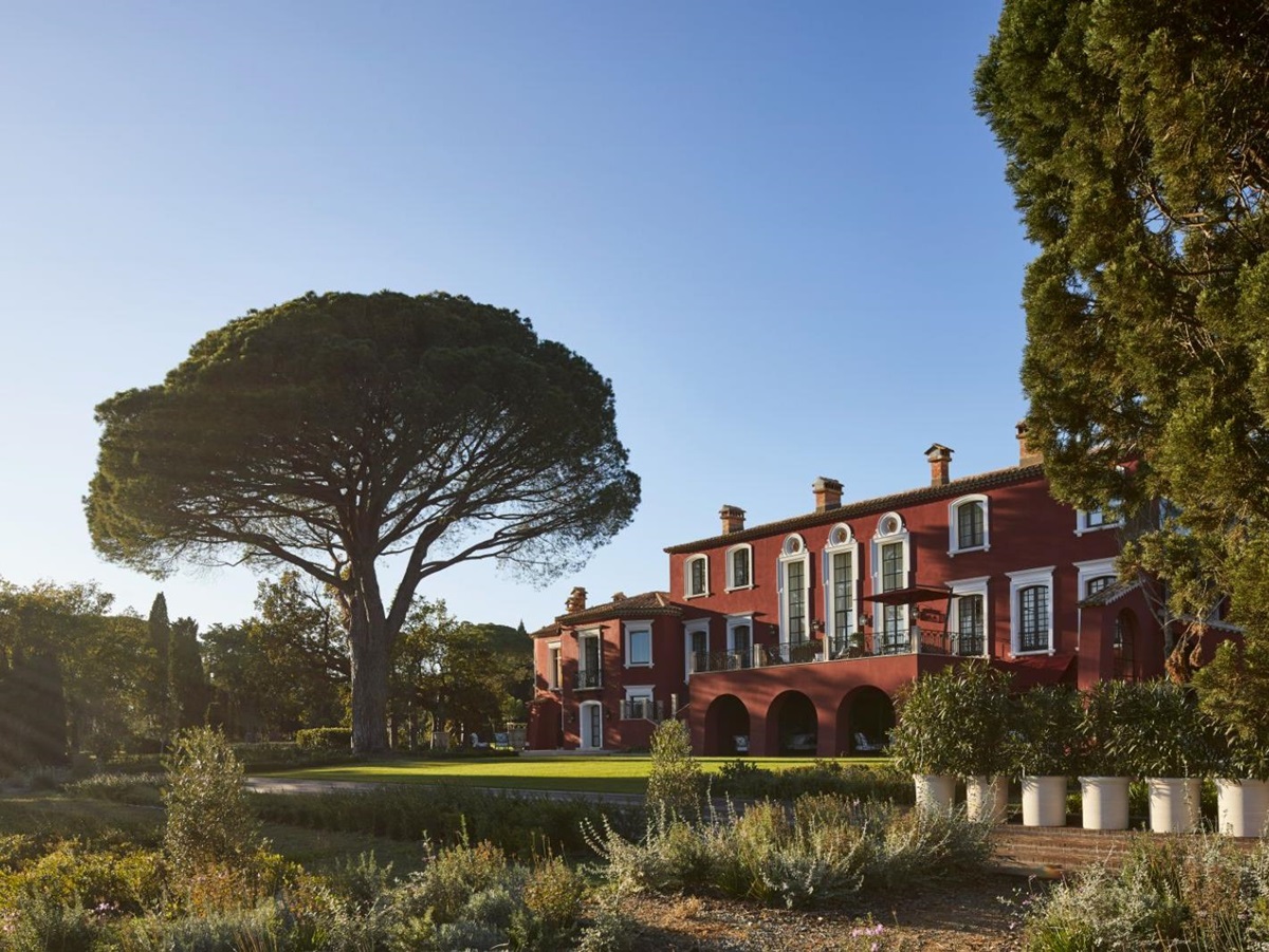 Exterior View at Chateau Grimaud in the Cote d'Azur