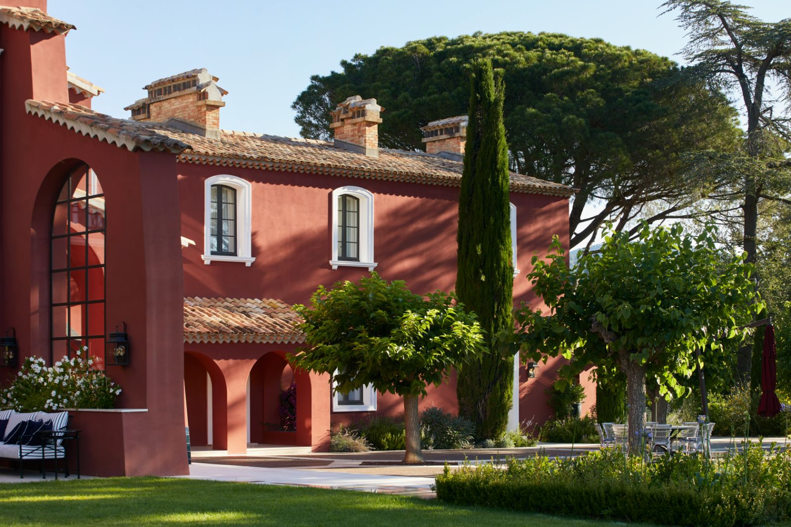 Gardensat  at Chateau Grimaud in the Cote d'Azur