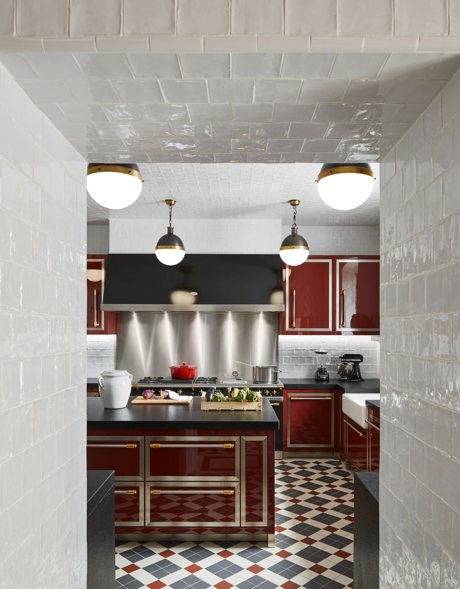 Kitchen1 at Chateau Grimaud in the Cote d'Azur