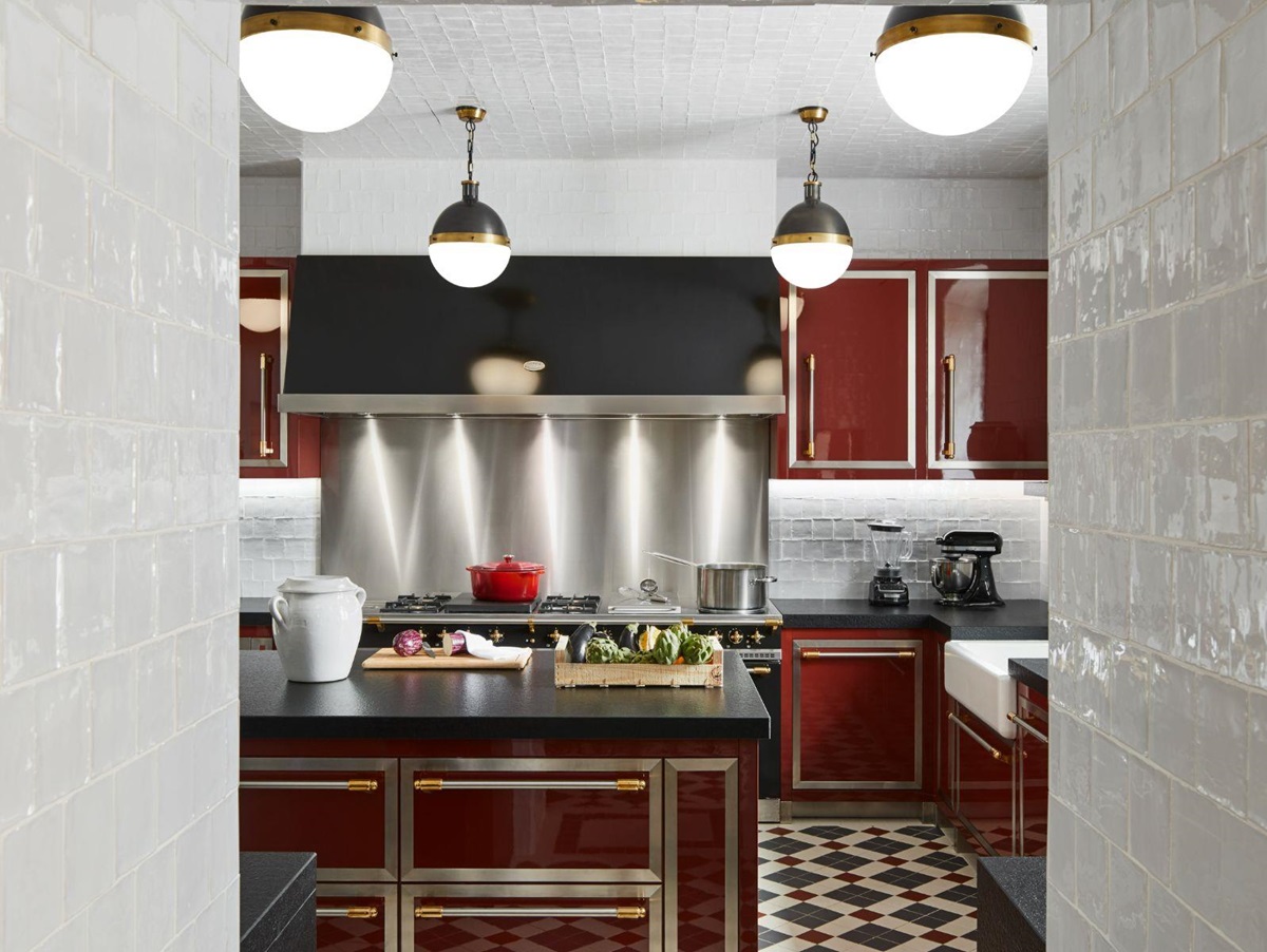 Kitchen1 at Chateau Grimaud in the Cote d'Azur