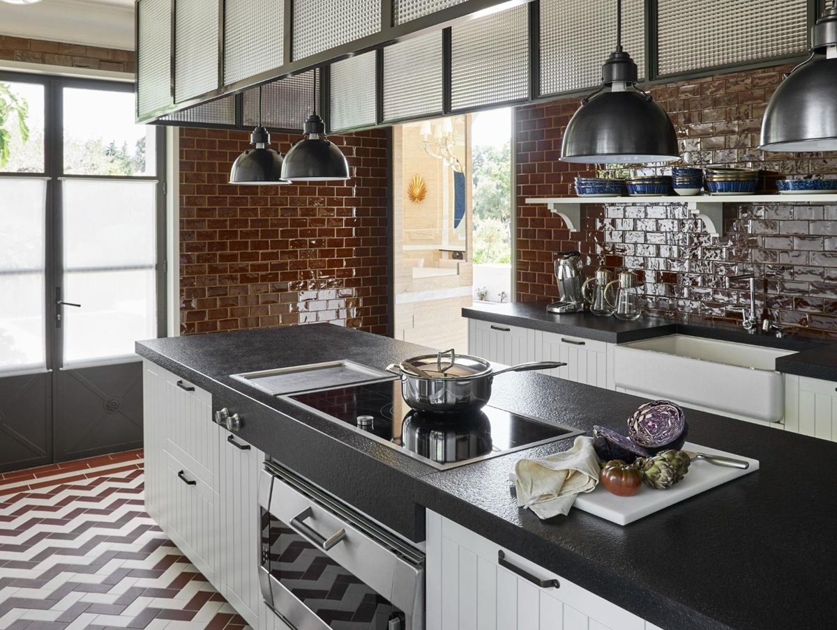 Kitchen 2 at Chateau Grimaud in the Cote d'Azur
