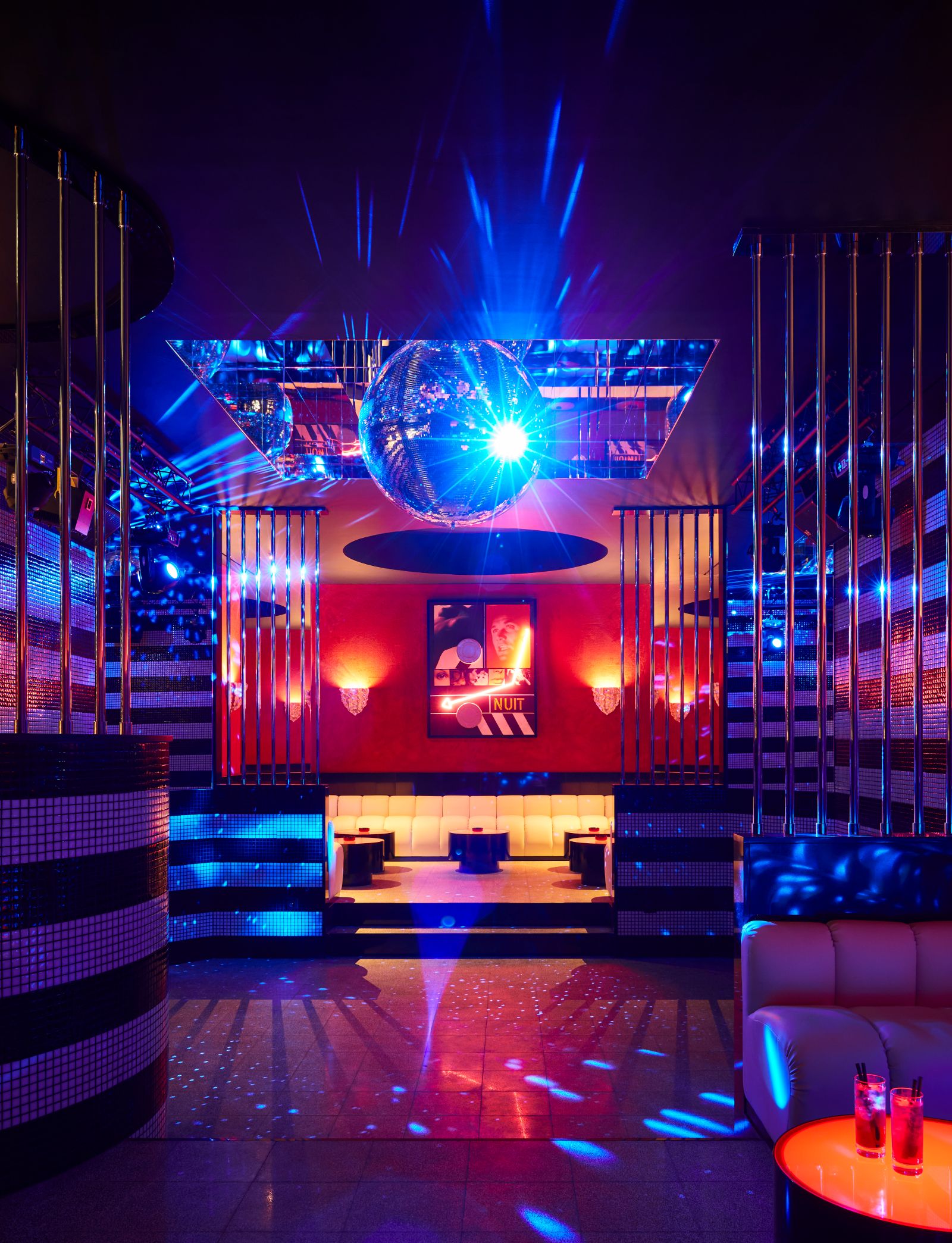 Nightclub at Chateau Grimaud in the Cote d'Azur