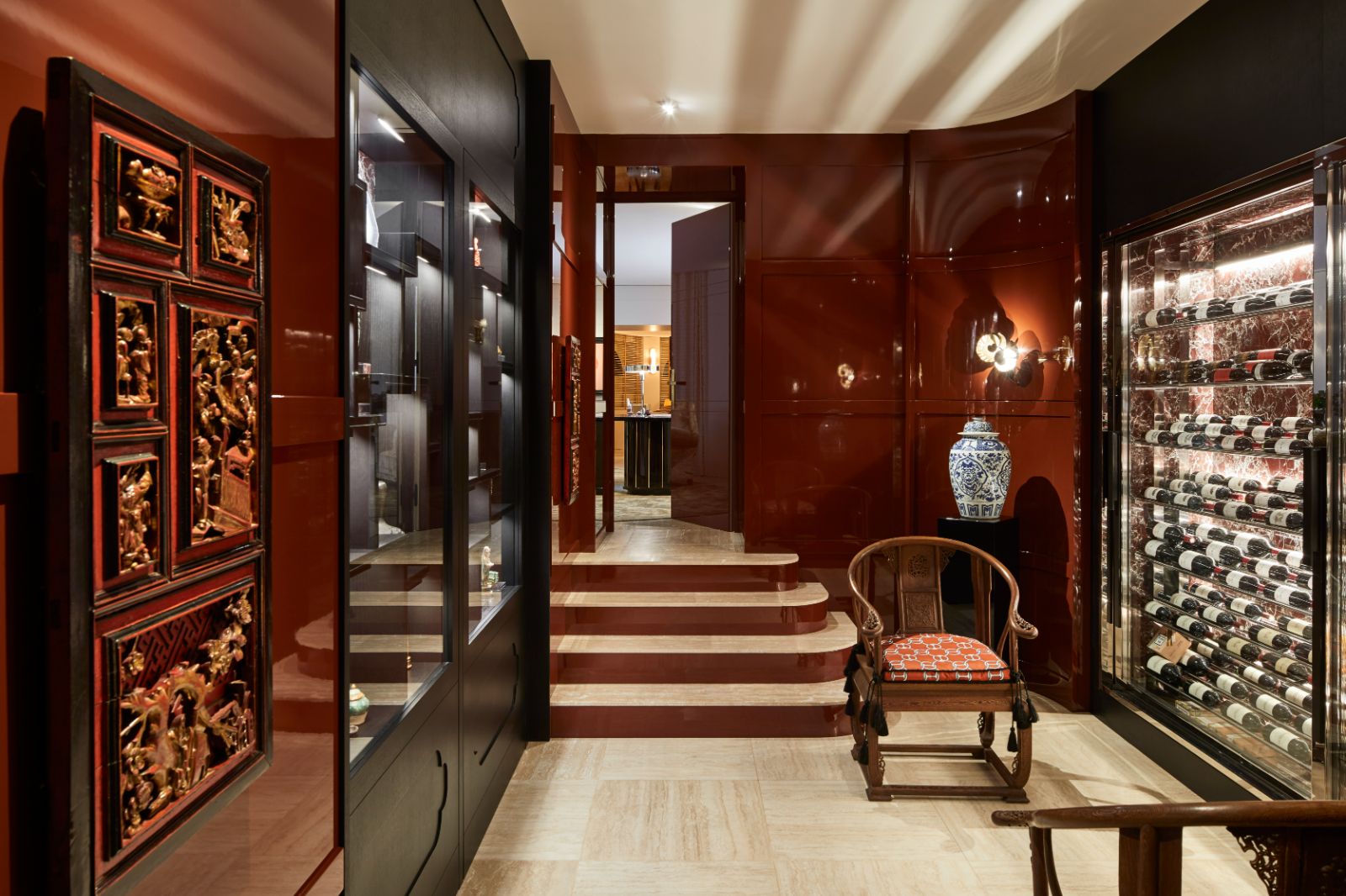 Wine Room at Chateau Grimaud in the Cote d'Azur