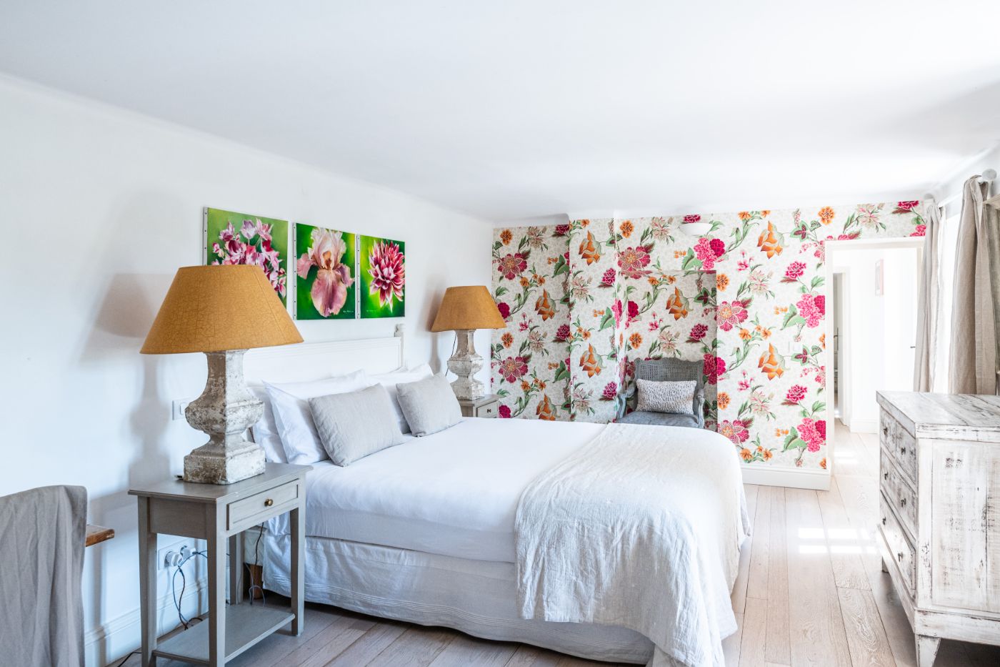 Bedroom 2 at La Bastide du Ciel in the Cote d'Azur
