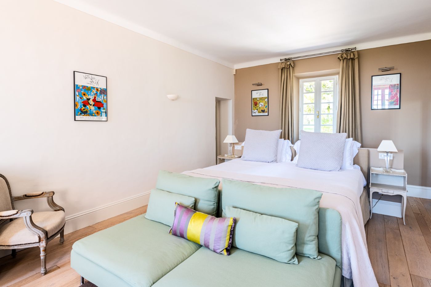 Bedroom 4 at La Bastide du Ciel in the Cote d'Azur