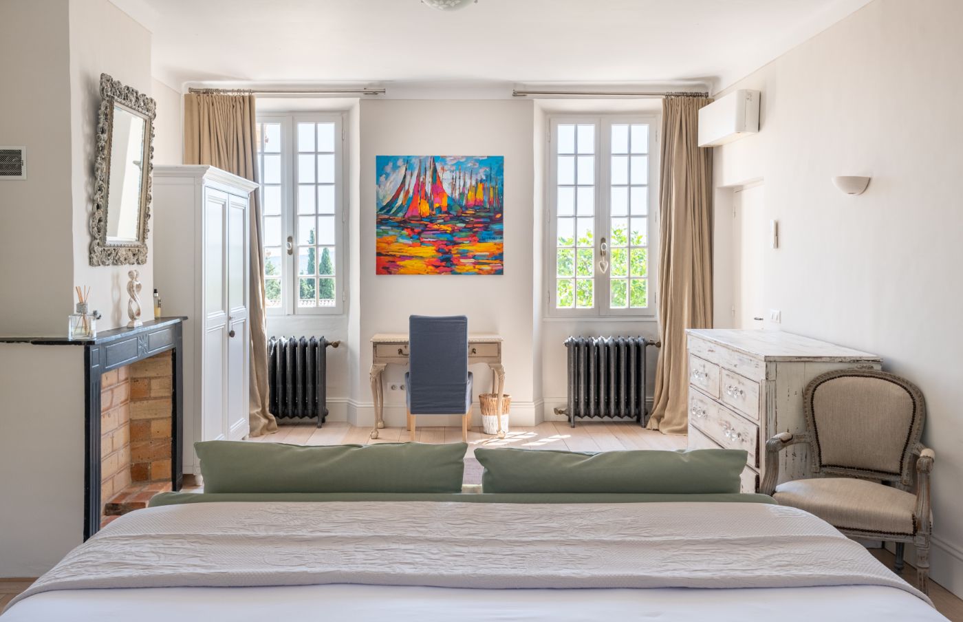 Bedroom 5 at La Bastide du Ciel in the Cote d'Azur