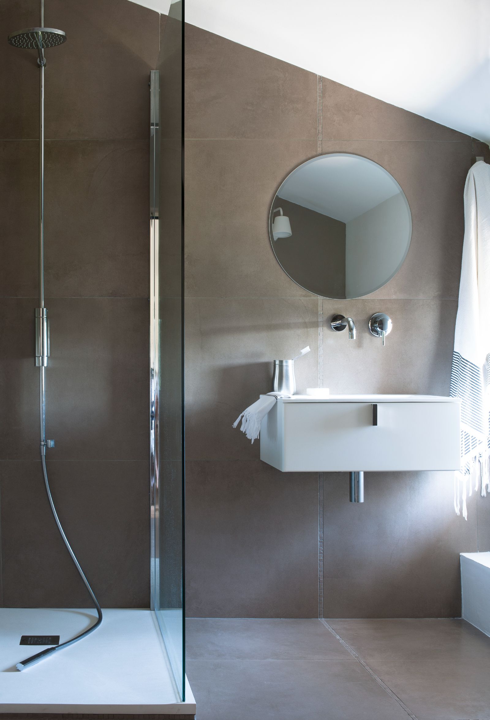 Bathroom at La Bastide des Oliviers in Provence