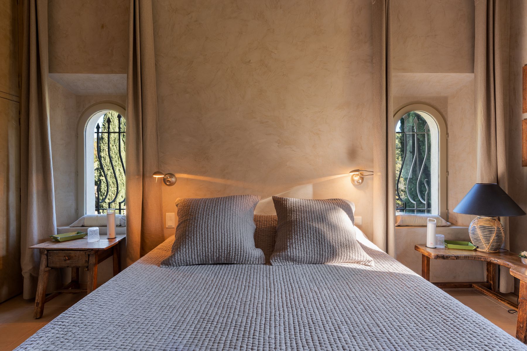Bedroom 1 at La Combe in the Cote d'Azur