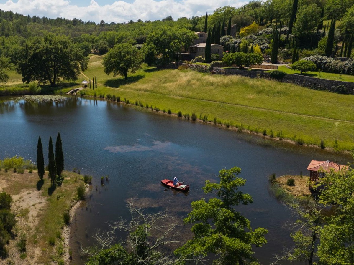 Lake at La Combe in the Cote d'Azur