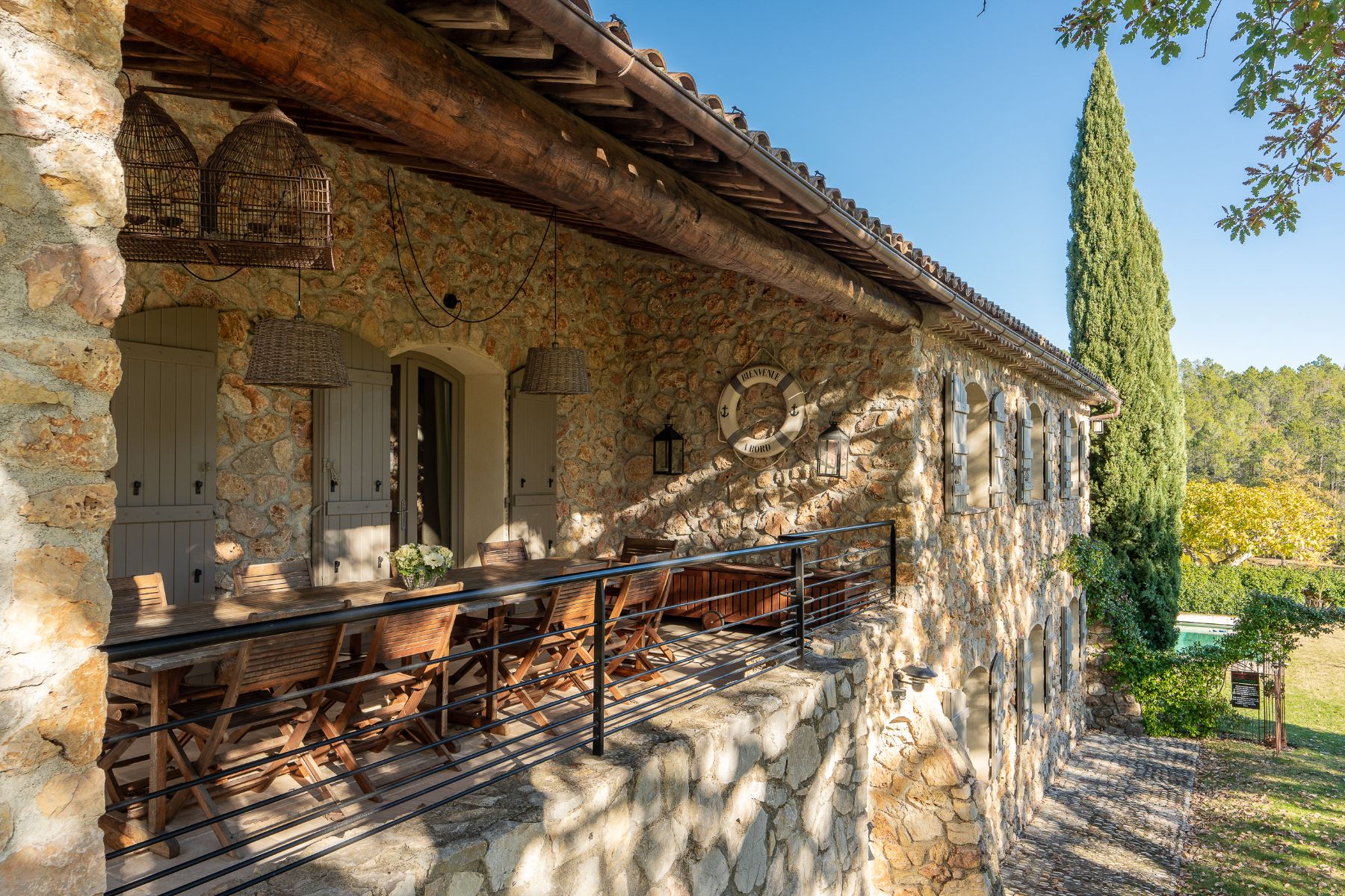 Terrace Dining at La Combe in the Cote d'Azur