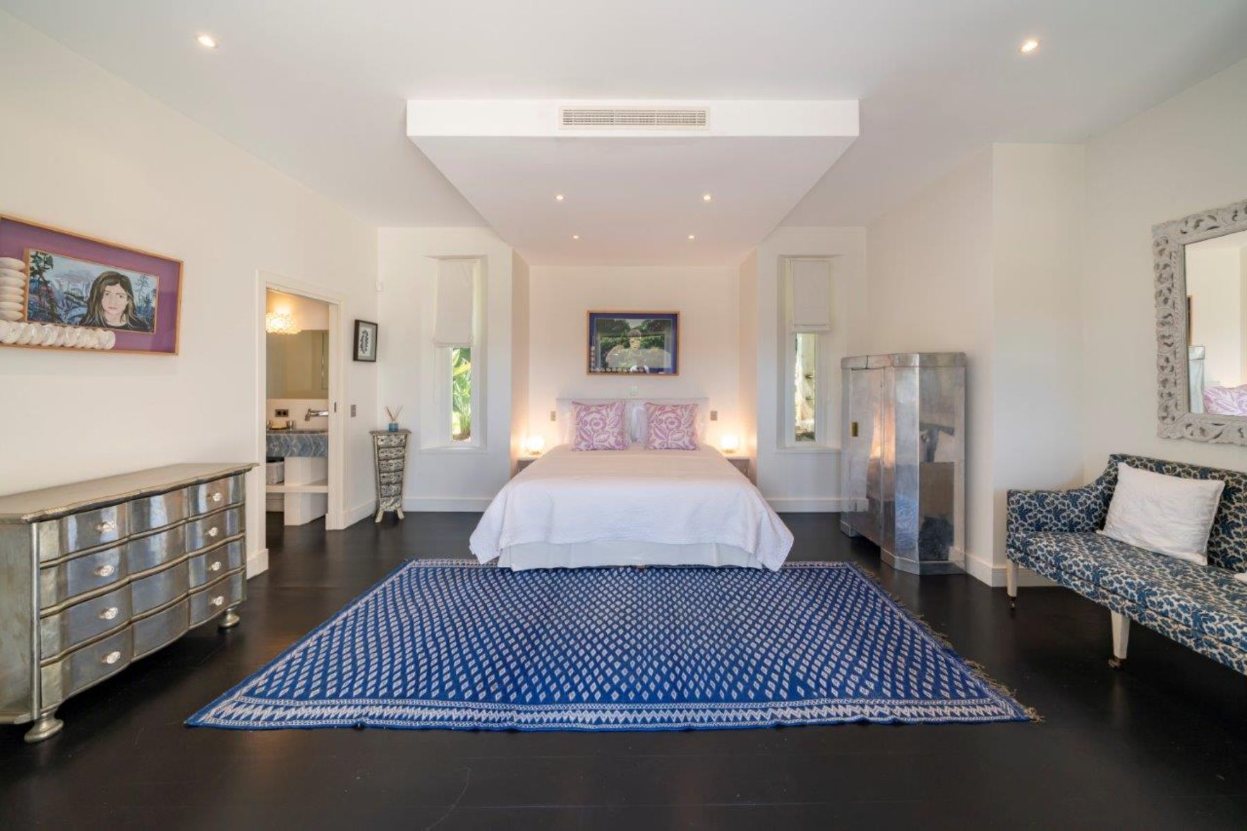 Master Bedroom at La Coquette in the Cote d'Azur