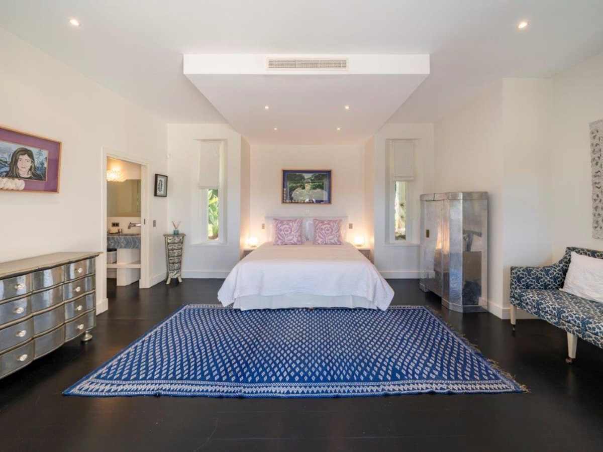 Master Bedroom at La Coquette in the Cote d'Azur