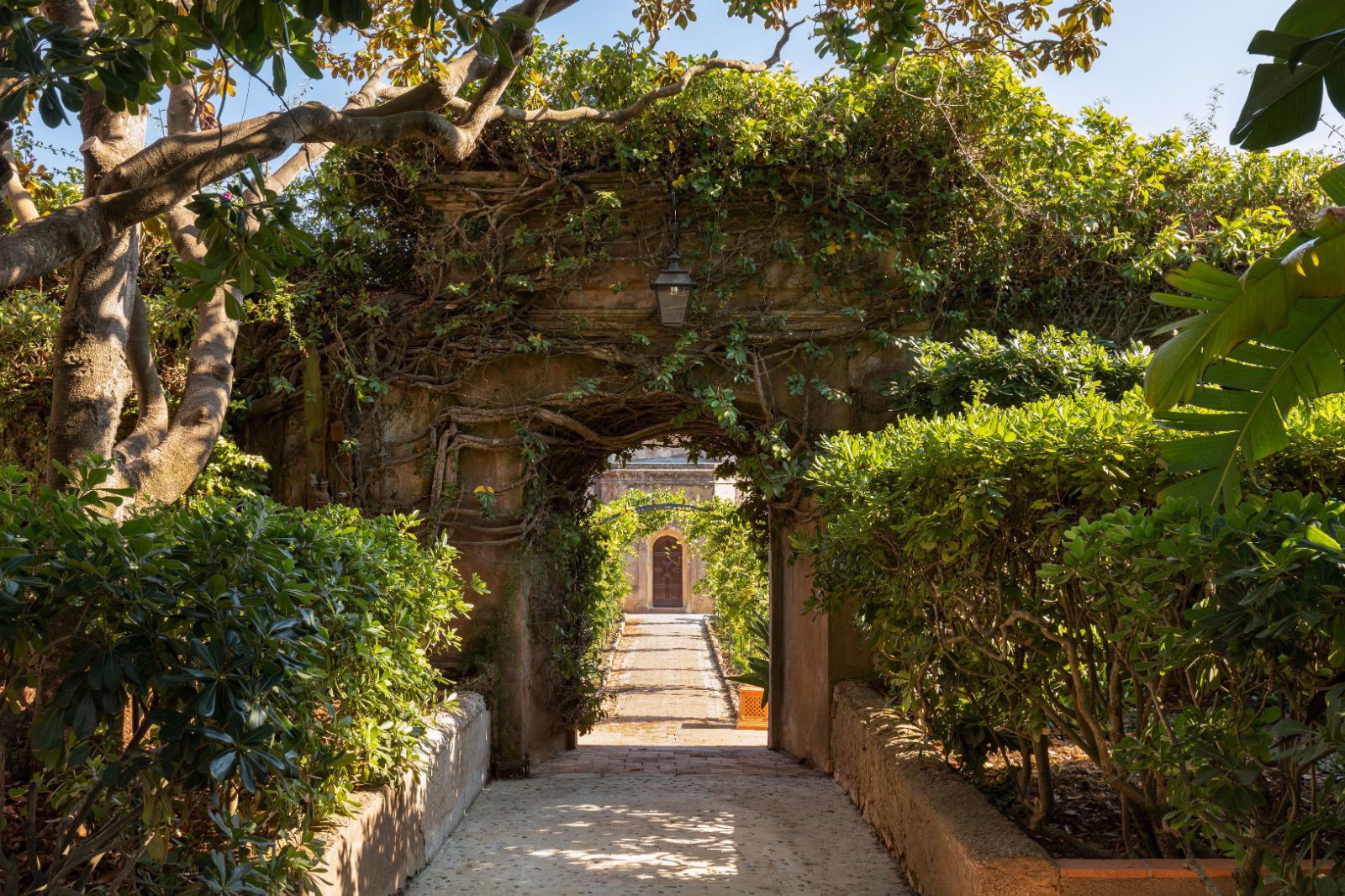 Archway at Le Grand Jardin in the Cote d'Azur