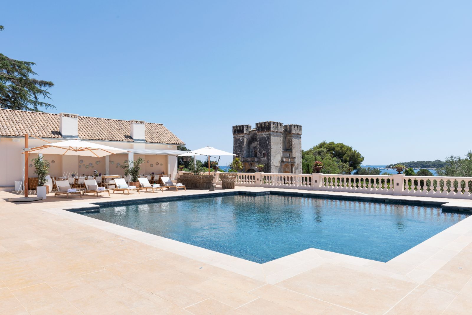 Swimming Pool at Le Grand Jardin in the Cote d'Azur