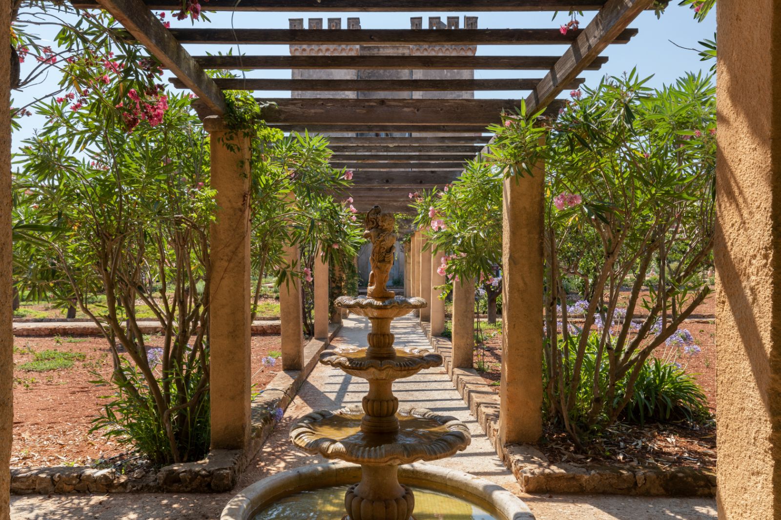 Walkway at Le Grand Jardin in the Cote d'Azur