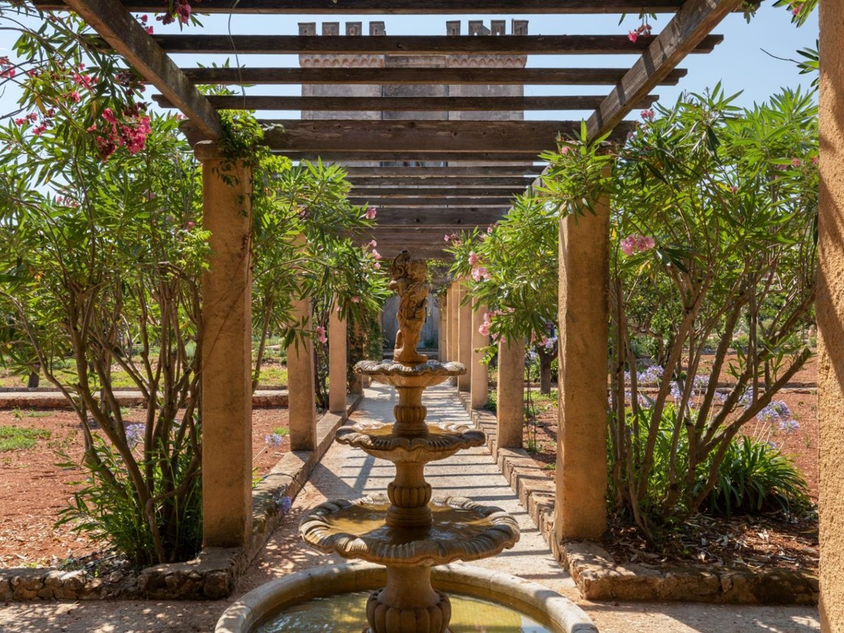 Walkway at Le Grand Jardin in the Cote d'Azur