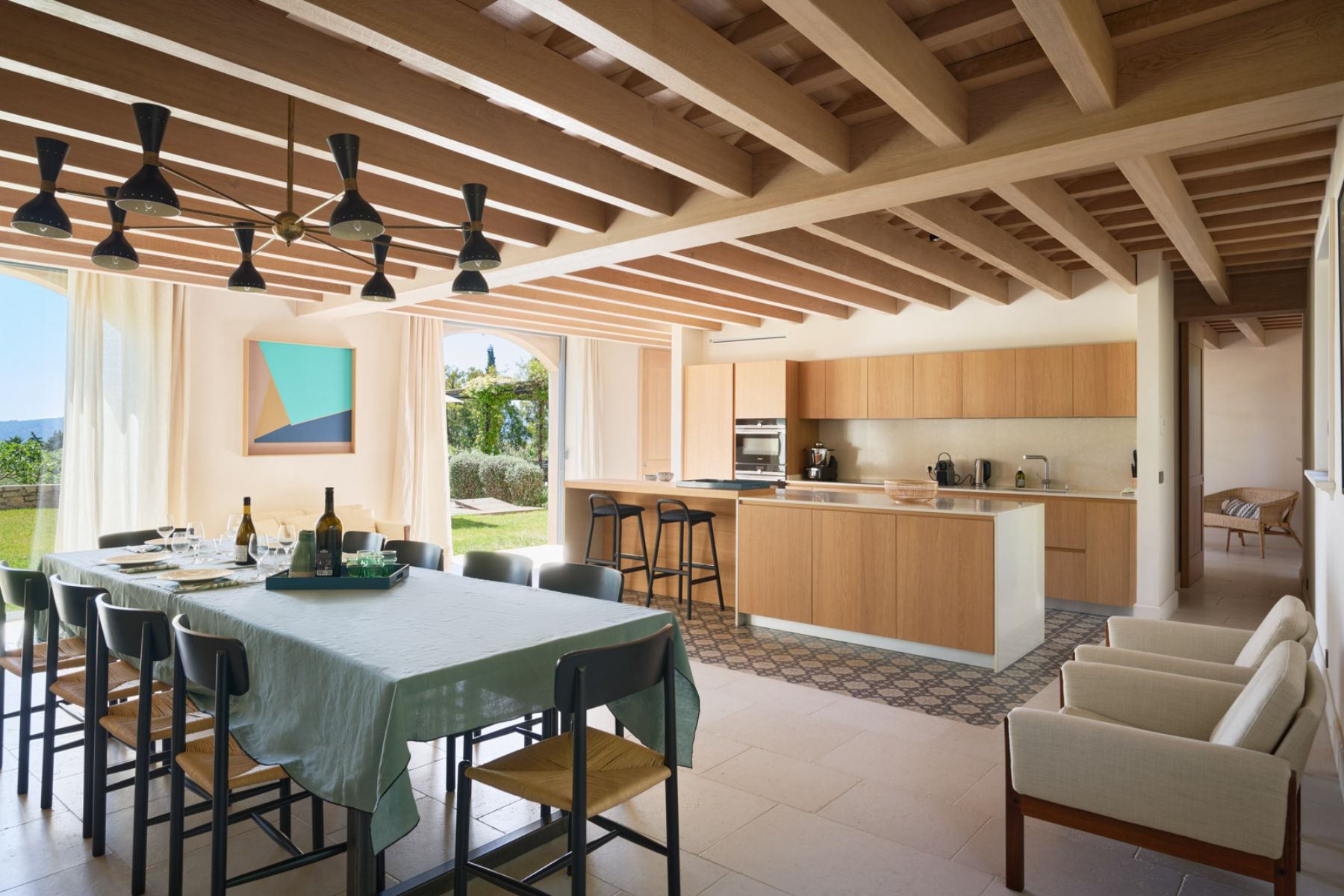 Kitchen at Les Vallons in Cote D'Azur, France