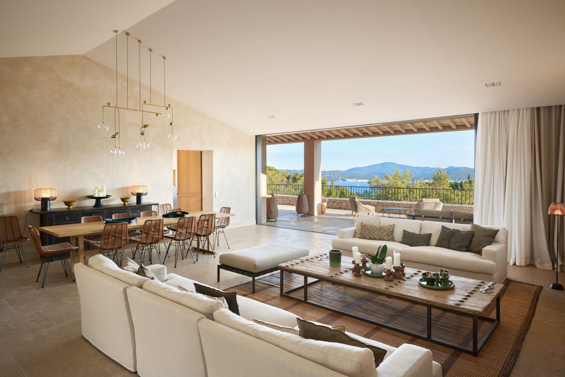 Sitting room at Les Vallons in Cote D'Azur, France