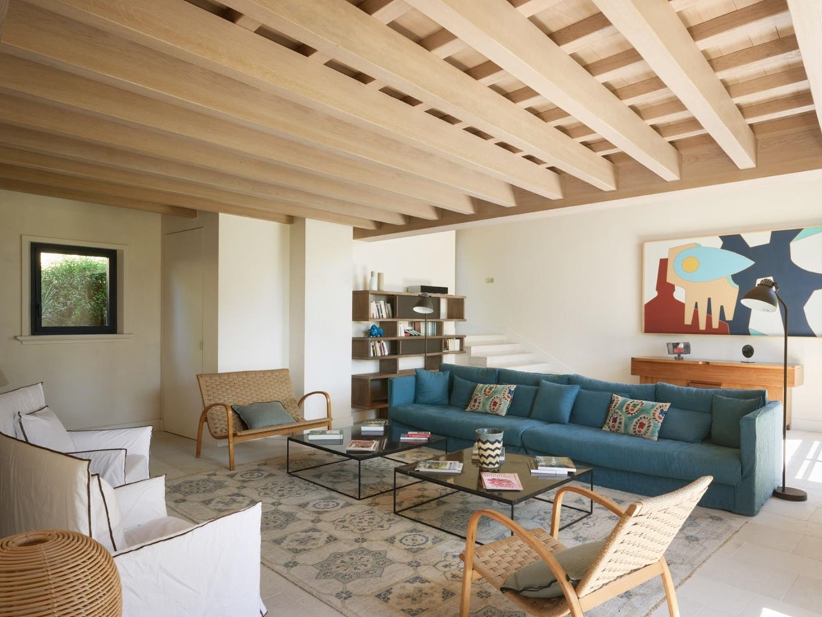 Sitting room at Les Vallons in Cote D'Azur, France