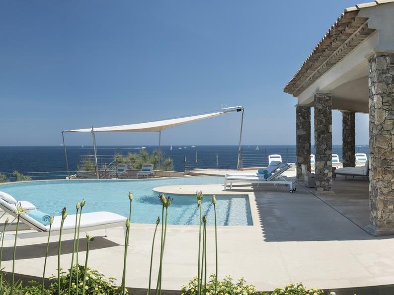 Terrace of Villa des Voiles, Cote d'Azur