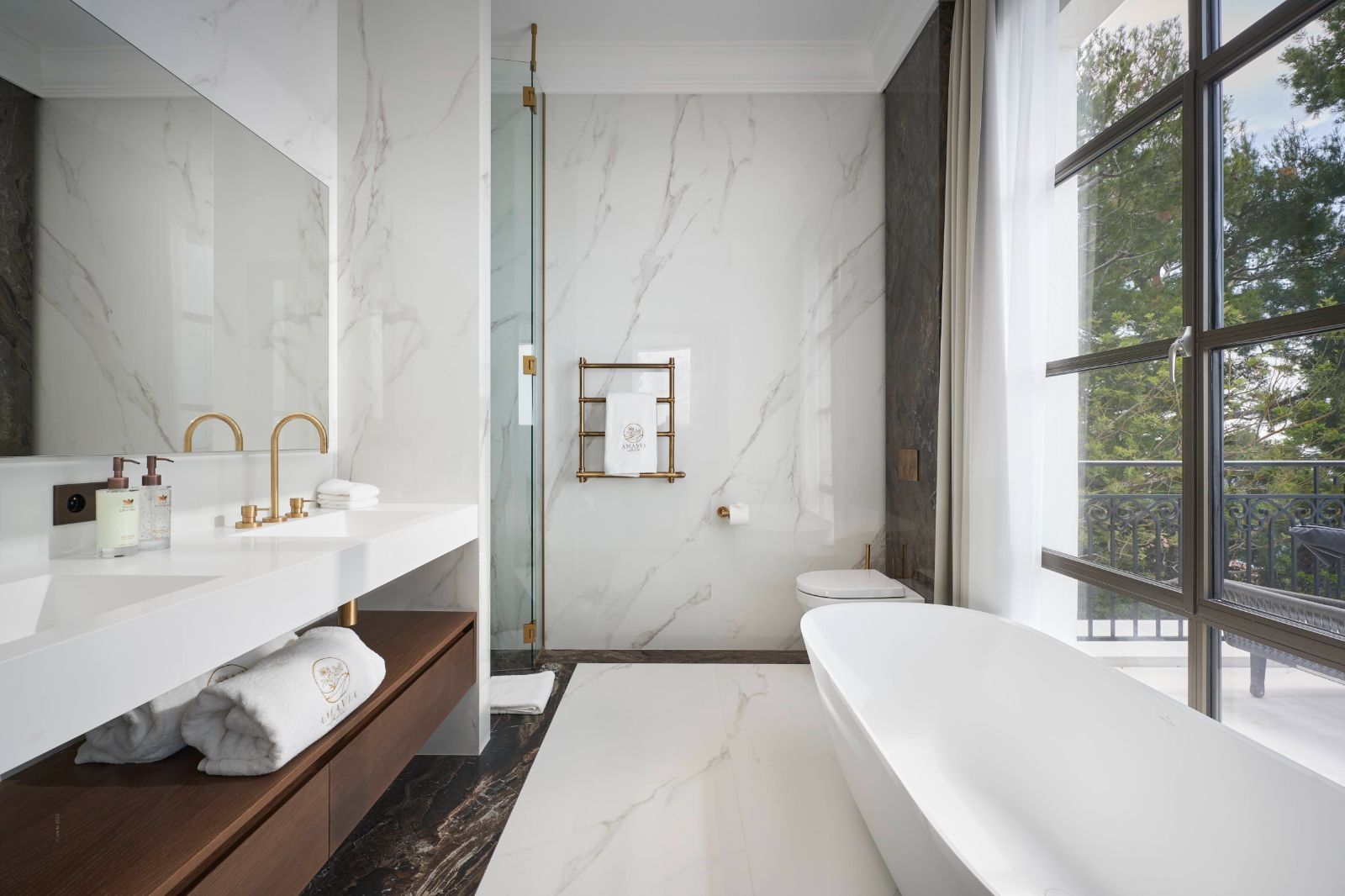 Bathroom at Villa Gaia in Cote d'Azur