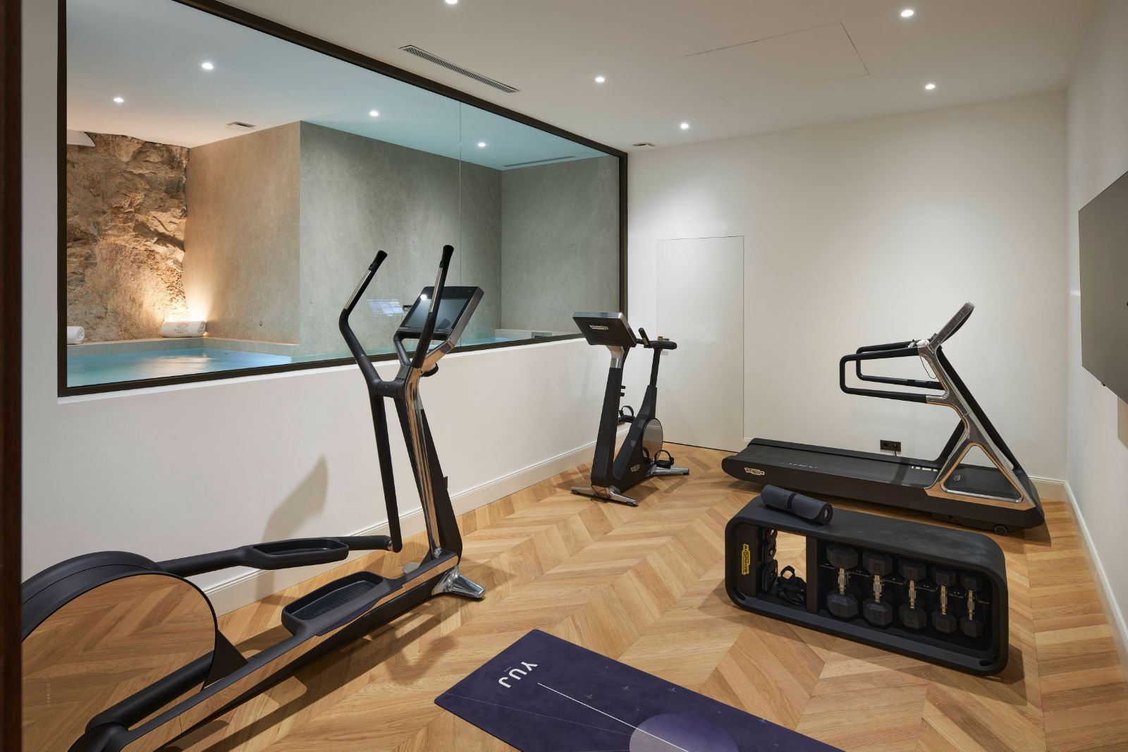 Gym at Villa Gaia in Cote d'Azur
