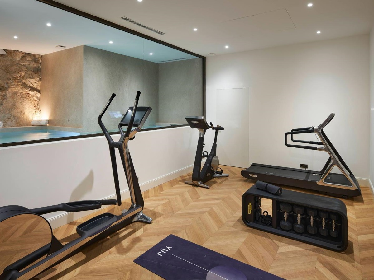 Gym at Villa Gaia in Cote d'Azur