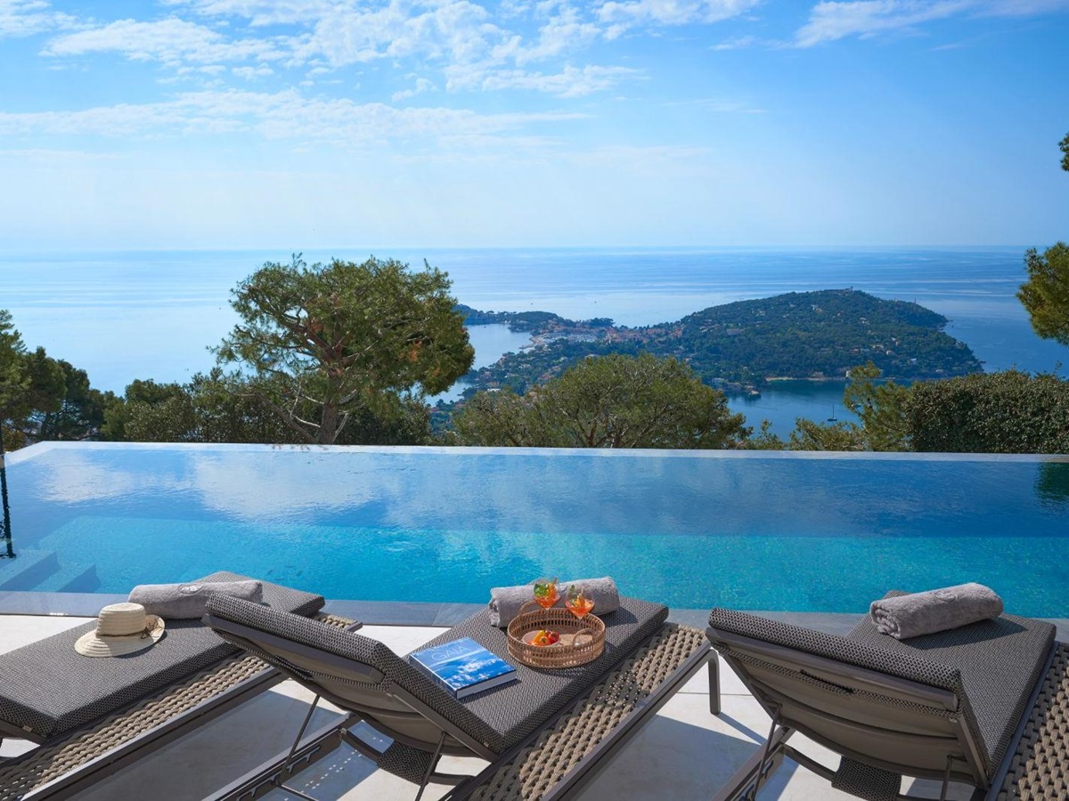 Pool at Villa Gaia in Cote d'Azur