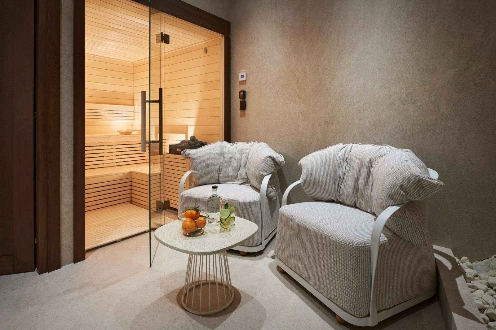 Sauna at Villa Gaia in Cote d'Azur