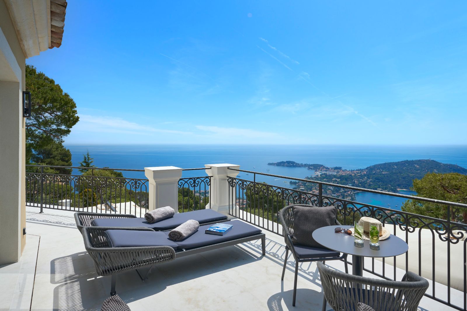 Terrace at Villa Gaia in Cote d'Azur