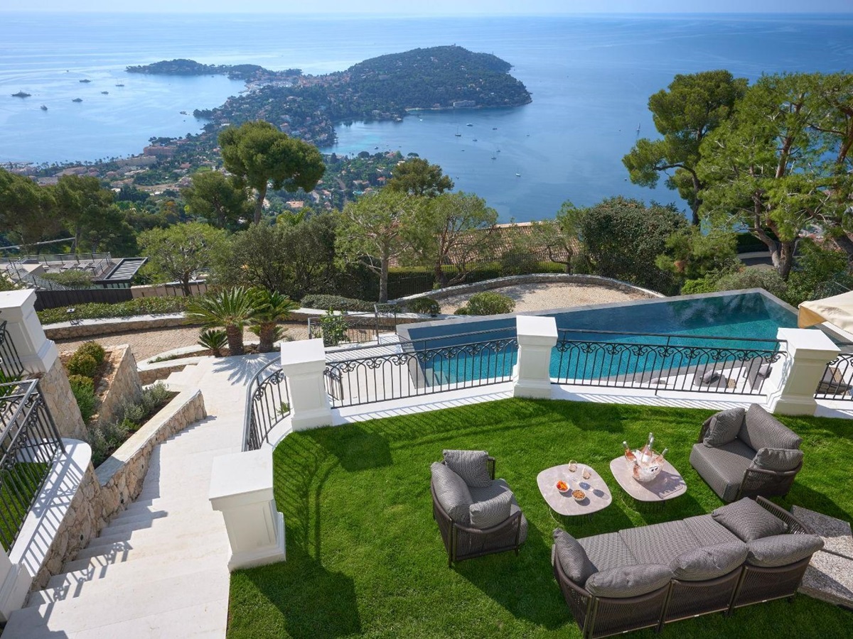 Terrace at Villa Gaia in Cote d'Azur