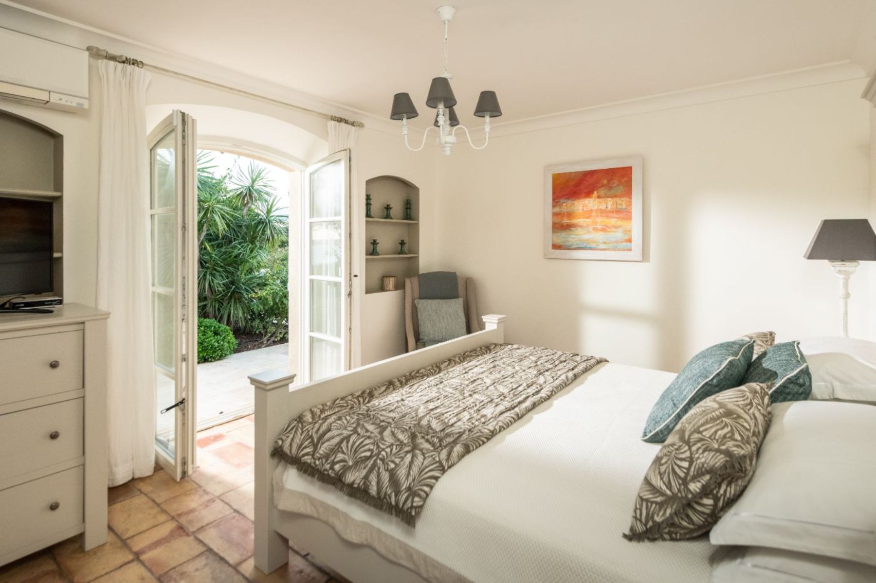 Bedroom 2 at Villa Grande Pointe in the Cote d'Azur
