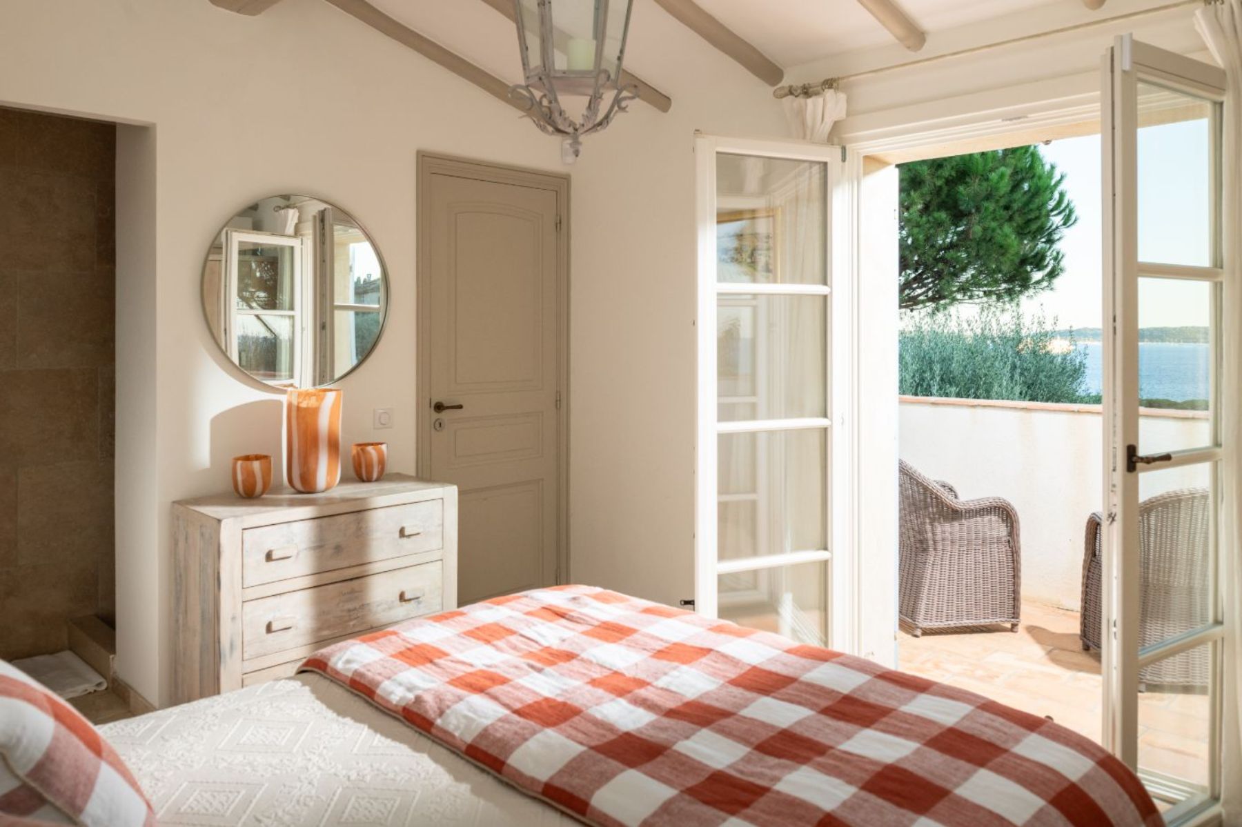 Bedroom Three at Villa Grande Pointe in the Cote d'Azur