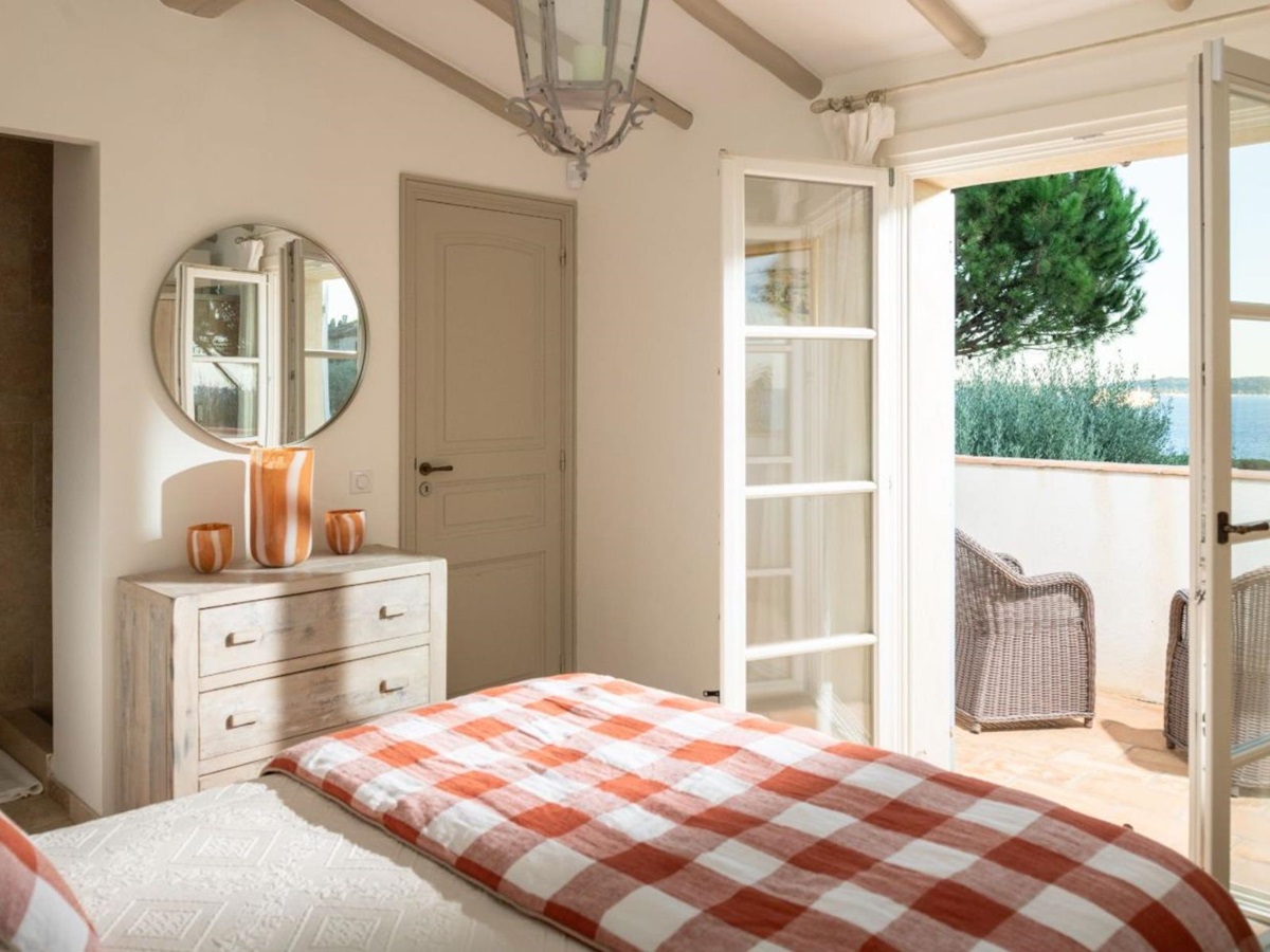 Bedroom Three at Villa Grande Pointe in the Cote d'Azur