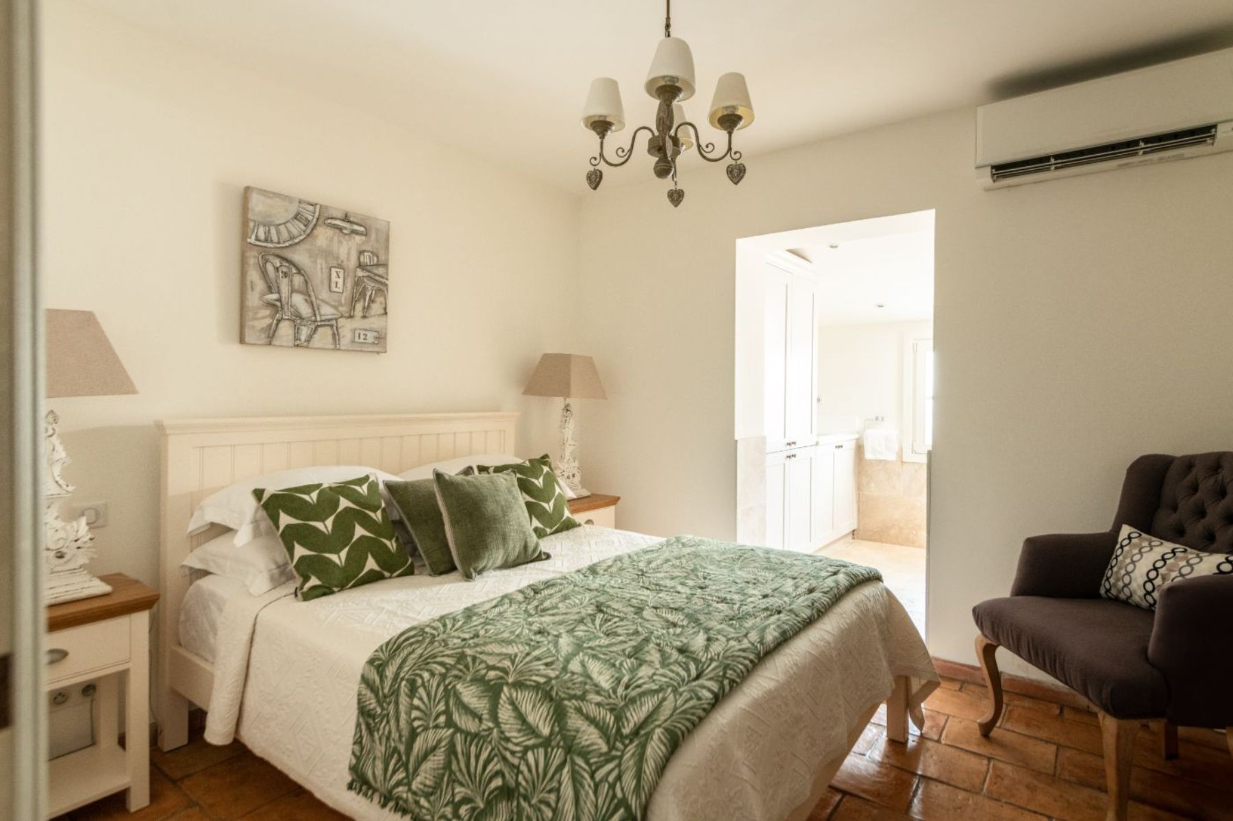 Bedroom Four at Villa Grande Pointe in the Cote d'Azur