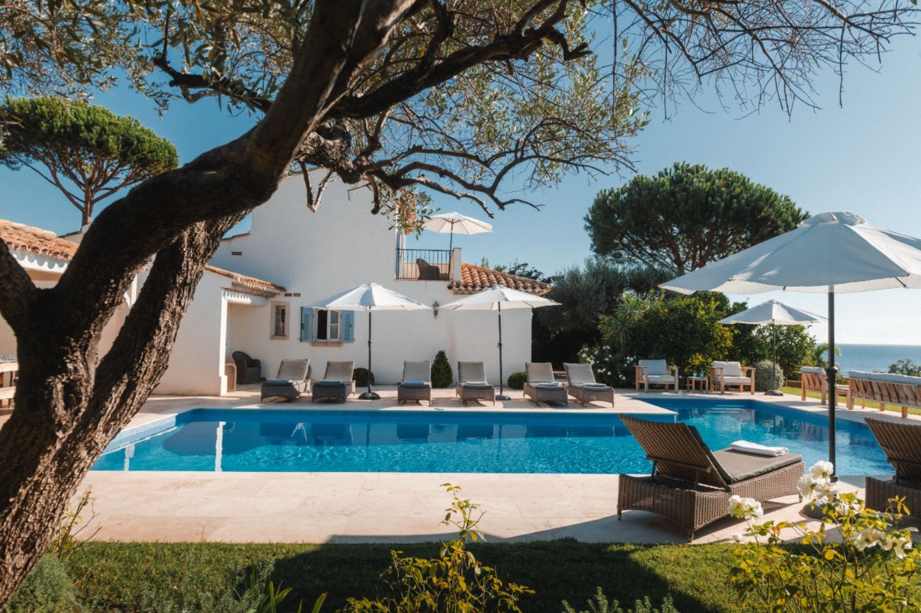 Exterior of Villa Grande Pointe in the Cote d'Azur
