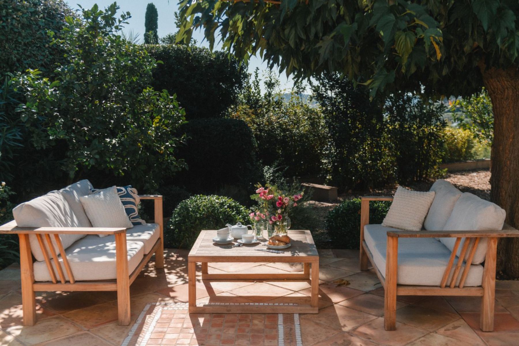 Outdoor Living at Villa Grande Pointe in the Cote d'Azur