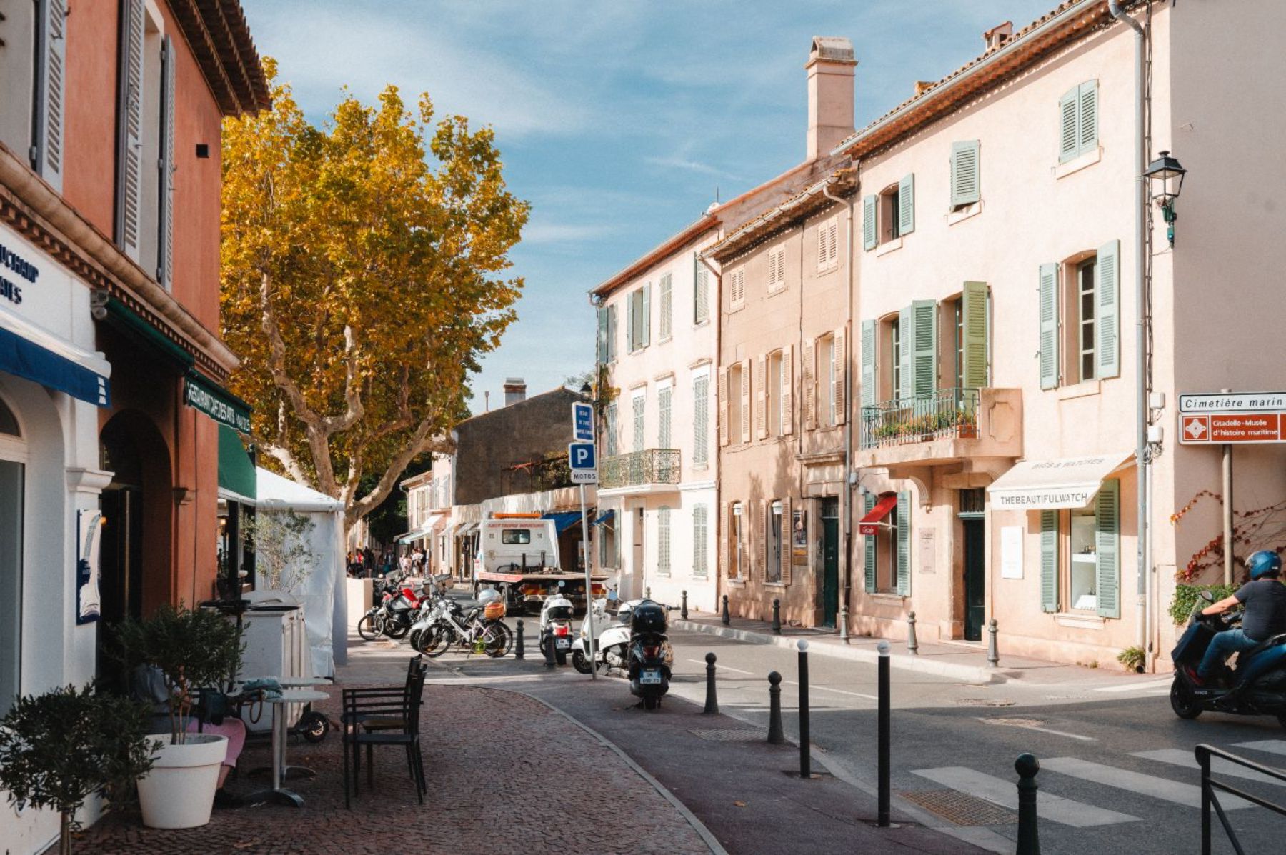 Nearby Town to Villa Grande Pointe in the Cote d'Azur