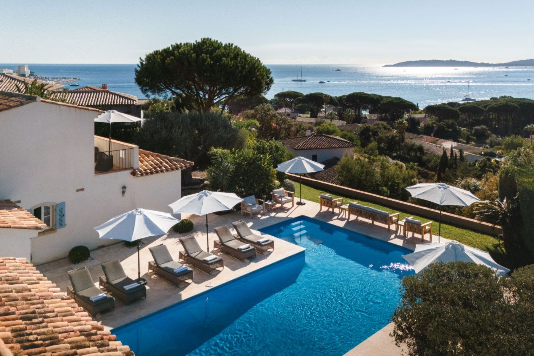 View from Villa Grande Pointe in the Cote d'Azur