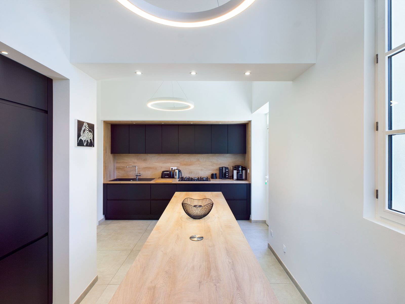 Kitchen at Villa Henri in the Cote d'Azur