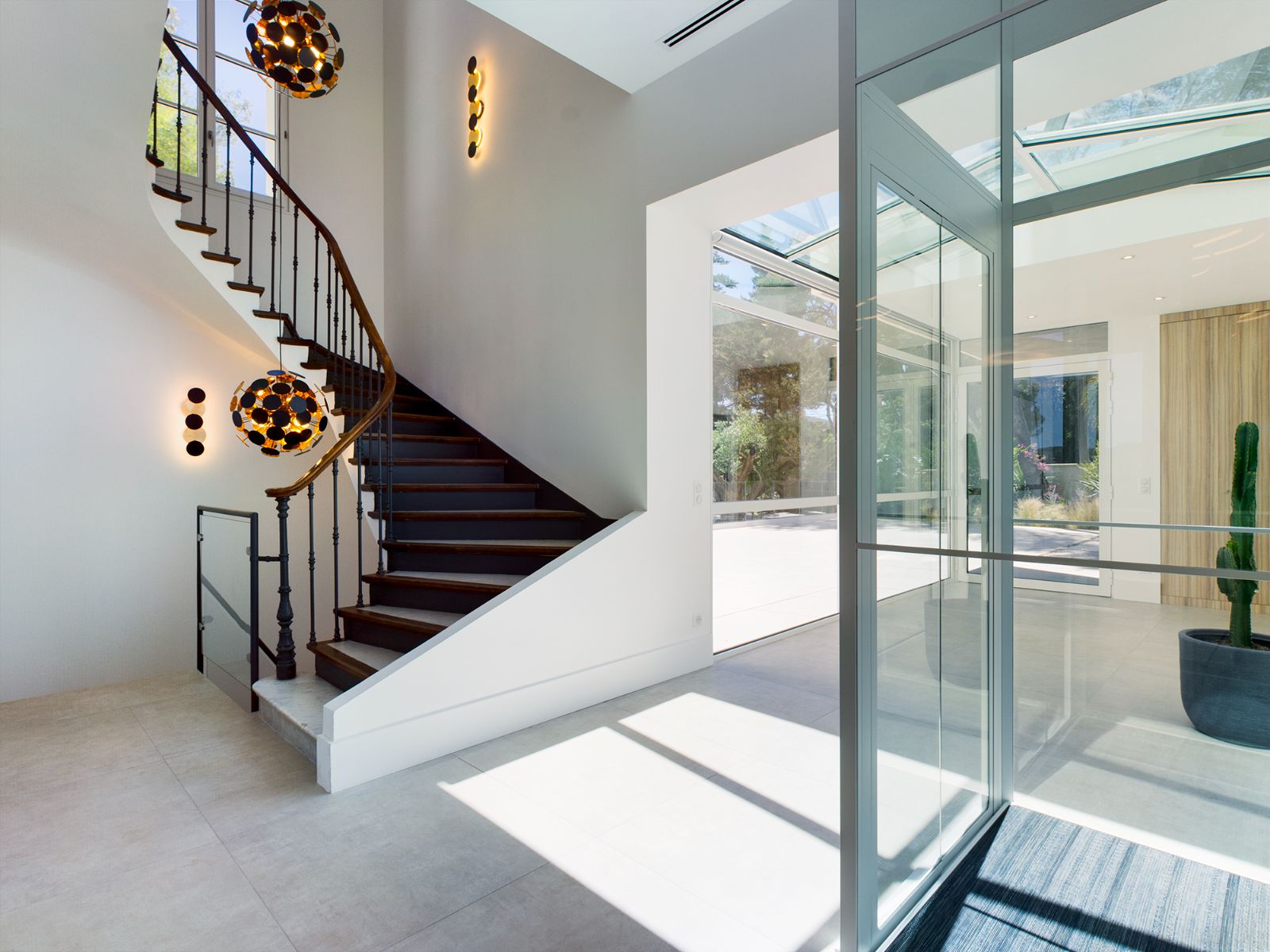 Stairway at Villa Henri in the Cote d'Azur