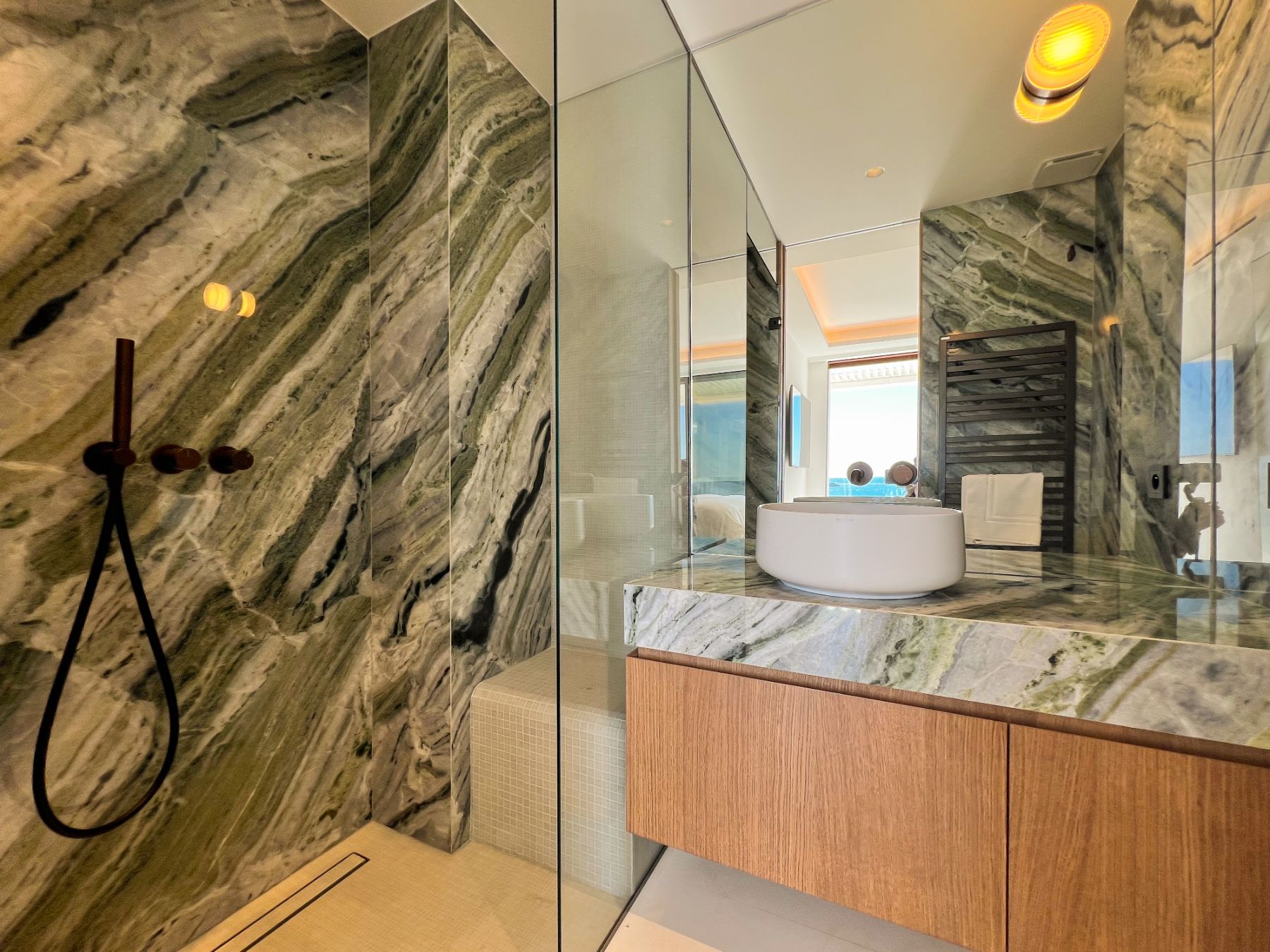 Second Bathroom with Shower at Villa La Rague in the Cote d'Azur