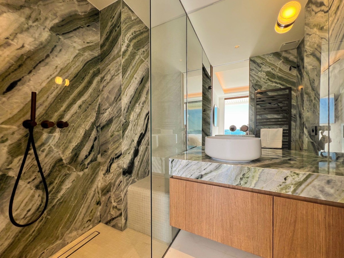 Second Bathroom with Shower at Villa La Rague in the Cote d'Azur