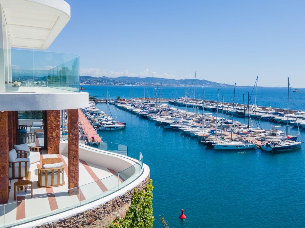 Marina View from Villa La Rague in the Cote d'Azur