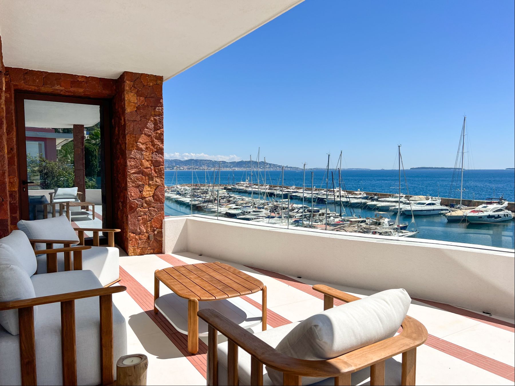 Outdoor Seating Area at Villa La Rague in the Cote d'Azur