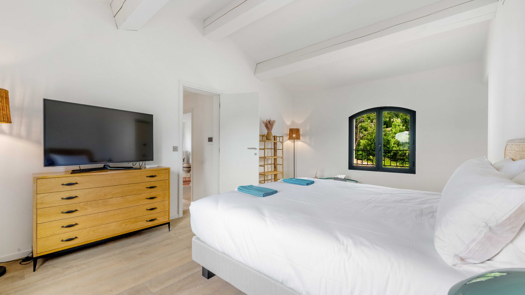 Bedroom at Villa Les Palmiers in Cote D'Azur