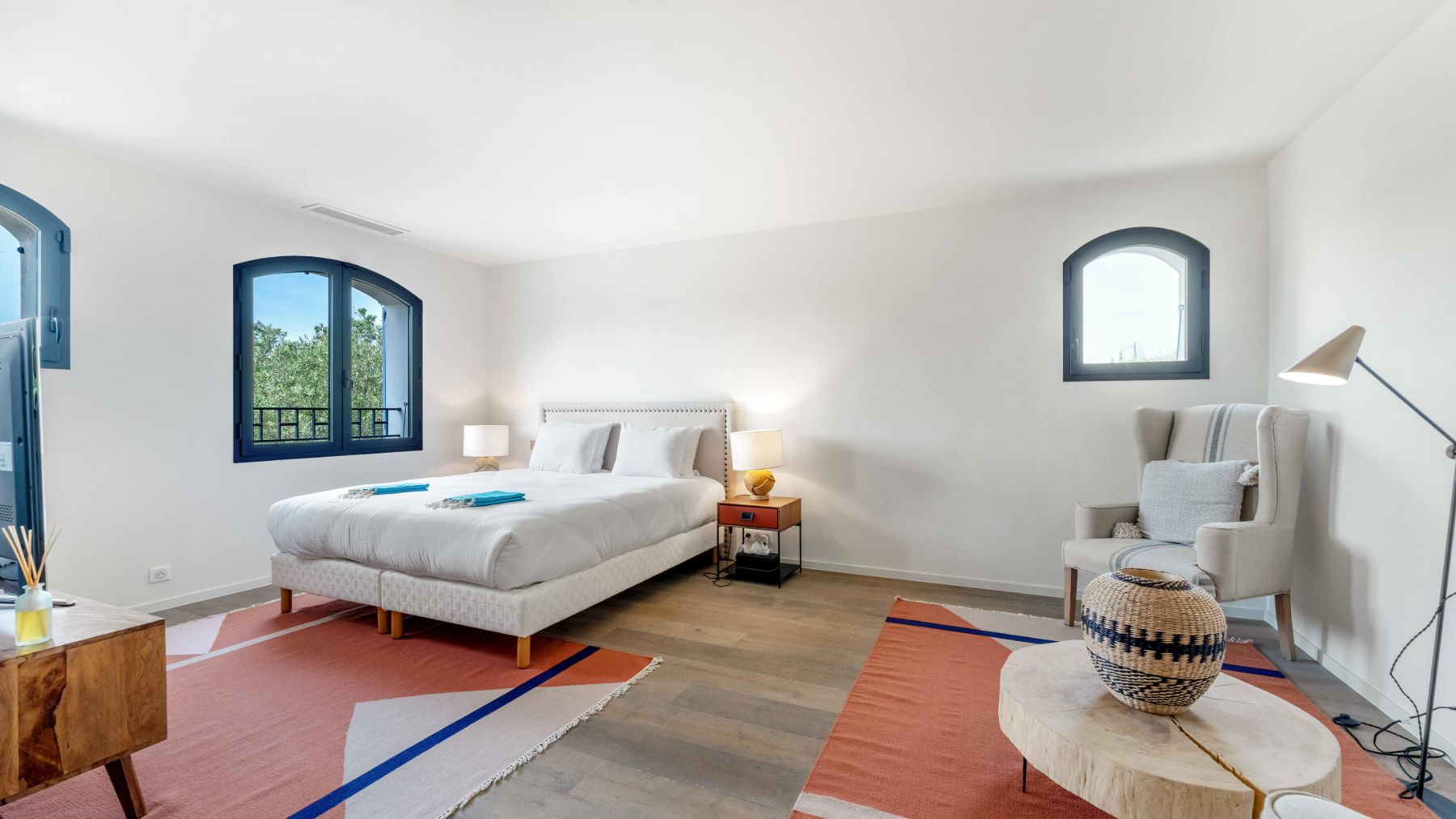 Bedroom at Villa Les Palmiers in Cote D'Azur